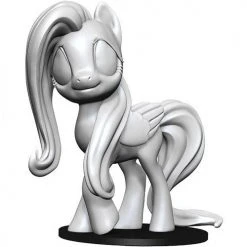 Wizkids My Little Pony Deep Cuts Unpainted Miniatures: W1 Fluttershy Hobby Products