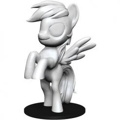 Wizkids My Little Pony Deep Cuts Unpainted Miniatures: W1 Rainbow Dash
