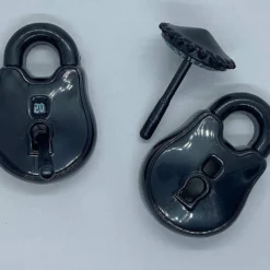 Tabletop Tycoon The Rogue D20 Lock & Pick - Cold Iron & Ice White