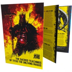 Free League Publishing Mork Borg RPG : The Unclean Leporello Of The Foul Wizard Baum Role Playing Games