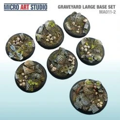CMON Micro Art Graveyard Large Bases