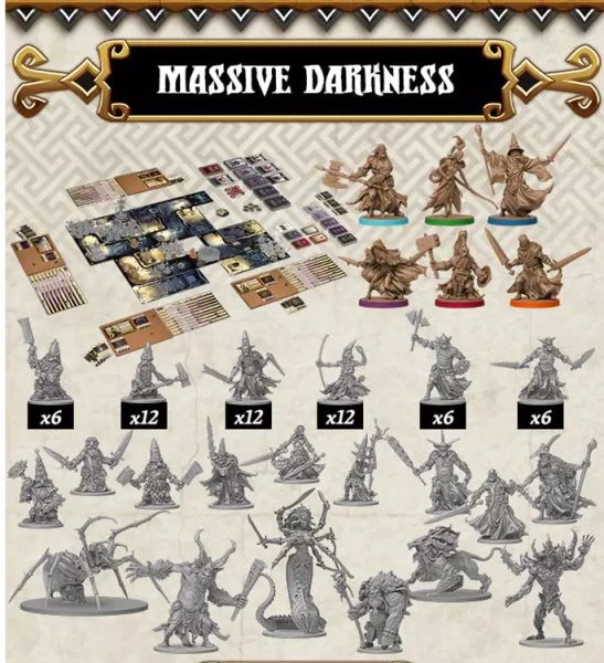 CMON Massive Darkness CMon Boxed Games CMON Massive Darkness CMon Boxed Games