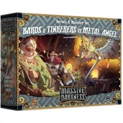 CMON Massive Darkness 2 : Heroes & Monster Set - Bards & Tinkerers Vs Metal Angel CMon Boxed Games