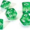 Dungeons & Dragons Sirius Dice Set - Translucent Green