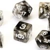 Sirius Dice Set - Translucent Black Cloud Dungeons & Dragons