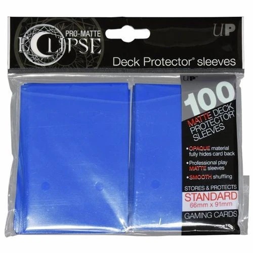 Ultra Pro Eclipse Pro Matte : Blue (Standard 100 Count) Ultra Pro Eclipse Pro Matte : Blue (Standard 100 Count)