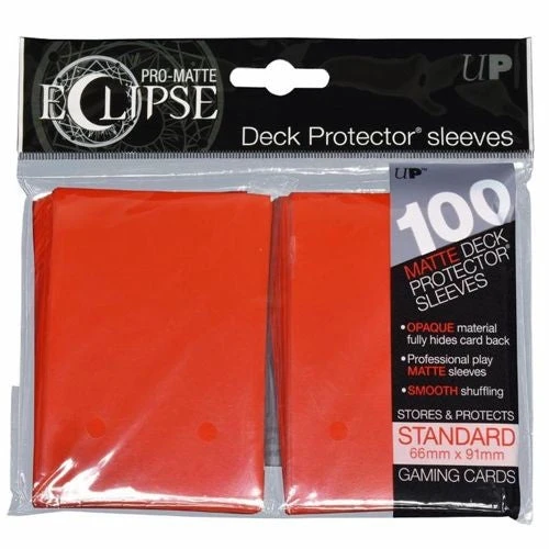 Ultra Pro Eclipse Pro Matte : Red (Standard 100 Count) 3 Ultra Pro Eclipse Pro Matte : Red (Standard 100 Count)