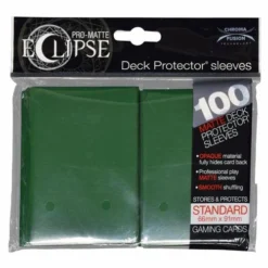 Ultra Pro Eclipse Pro Matte : Dark Green (Standard 100 Count) Gaming Accessories