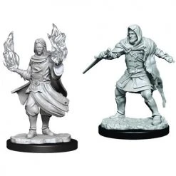 Wizkids Critical Role Unpainted Miniatures: W1 Male Hollow One Rogue & Sorceror