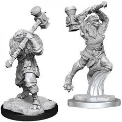 Wizkids Critical Role Unpainted Miniatures: W1 Female Ravenite Half-Dragon Barbarian